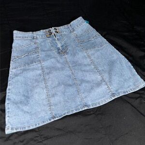 Denim & Co. Blue denim skirt